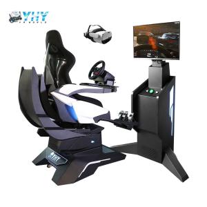 Cheap Motion Simulator Vr Racing Game With Steering Wheel Games For City Park 32 Inches Screen for sale