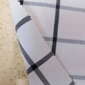 Tr Check Fabric with Cationic Rayon Yarn