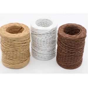 China 50 meter paper vine bouquet with iron wire, tied with vine, woven with iron wire, thin paper rope, thin paper vine, fresh flower packaging material on sale