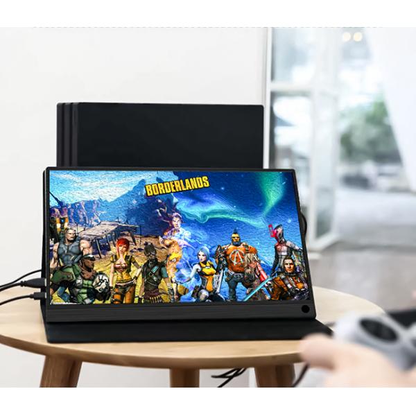 300cd/M2 Brightness 580g IPS Screen USB C HDMI 13.3 Inch Portable Monitor