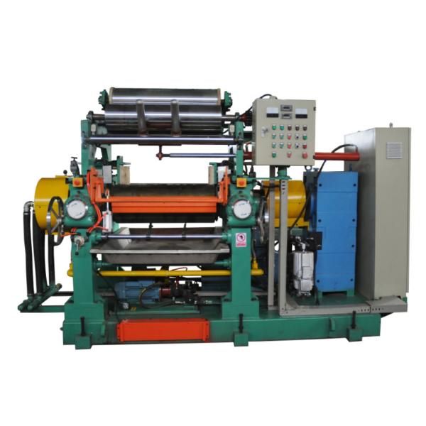 Precision Rubber Texture Mixing Machine With Plc Control Water Cooled Rollers
