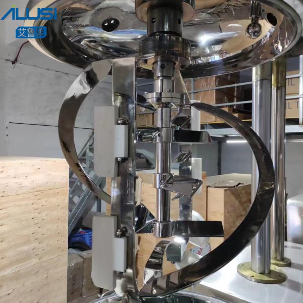 200L Vacuum Stainless Steel Homogeneous Emulsifier 0-6000rpm For Body Lotion Hand Cream
