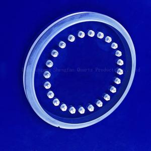 Custom Quartz Glass Step Sheet / Punch Sheet High Temperature