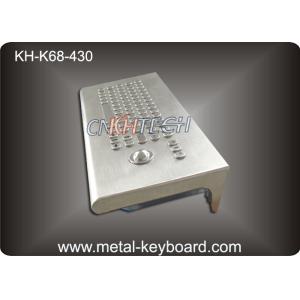 70 Keys Ruggedized Keyboard , Stainless Steel Access Kiosk Keyboard with