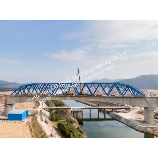 Galvanized Steel Structure Bridge Modular Truss Bridge Painted For Road Highway