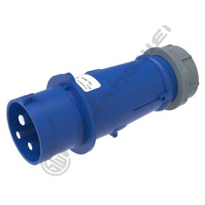 IP44 Industrial CEE/IEC Industrial Plug Connector 16A 6H 250V Dustproof 2P+E