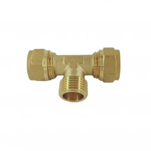 Cheap Brass Male Threaded Compression Fitting Press Connection No Leak for sale
