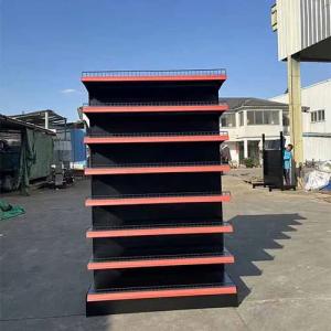 Factory Custom Size Color Q235 Steel black 90cm metal shelf racks para