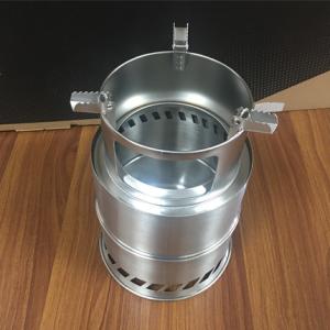 Stainless Steel 11 Inch Folding Fire Pits For Camping 13 Inch Smokeless Stove