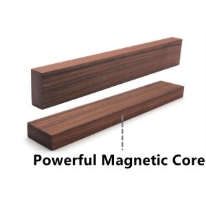 Practical Kitchen Tool Walnut Magnetic Knife Holder with Multi Purpose