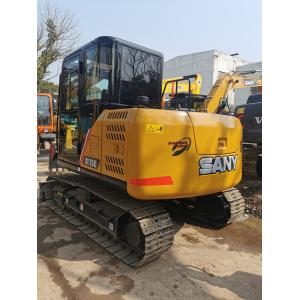 ISUZU Engine SANY SY75-9 7ton Hydraulic Crawler Mini Backhoe Excavator at