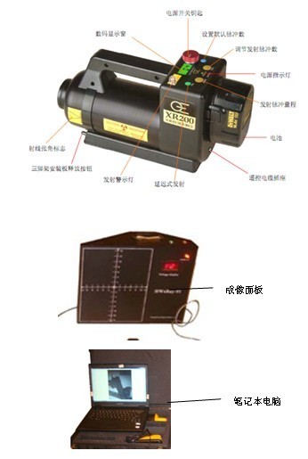 Security Screening Win7 Portable X-Ray Inspection System With Detector Panel /
