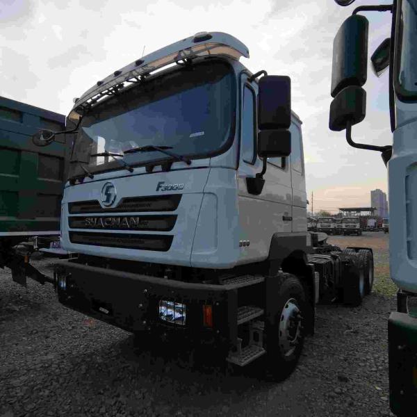 Quality Red SHACMAN F3000 375HP Euro V 6-Wheel Tractor Head 4x2 WEICHAI Engine wholesale