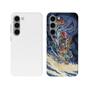 White Blank Sublimation Coating Slim Phone Cases For Samsung S24 25 23 3D