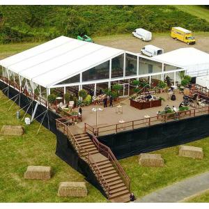20*50m Aluminum Party Tent Metal Frame Polyvinyl Chloride A Shape Marquee