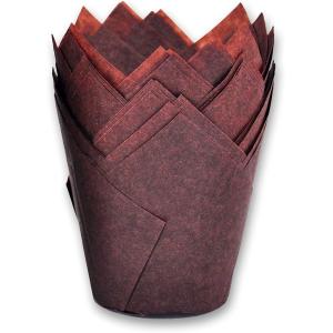 Tulip Baking Cup Paper Muffin Liner Muffin Wrap Brown Parchment