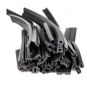 Custom Size D-Type EPDM Foam Adhesive Door Seal Strips Anti-Dust Rubber for