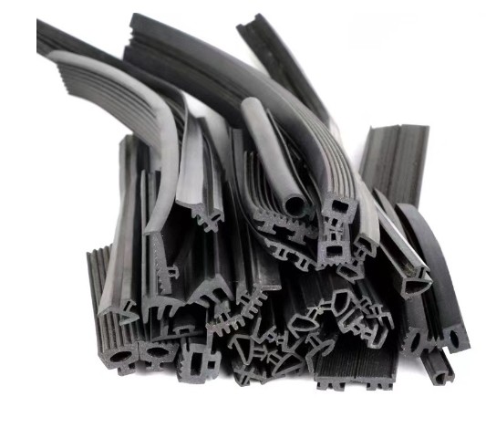 Custom Size D-Type EPDM Foam Adhesive Door Seal Strips Anti-Dust Rubber for