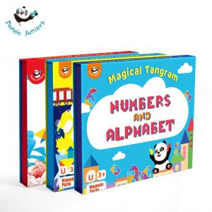 DIY Toddlers Tangram Puzzle Games Mathematic Concentration Skills Training