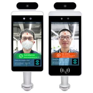 8 Inch Android Terminal With Facial Recognition And Body Temperature Testing For