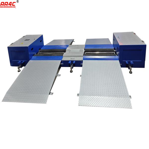 Portable Movable Truck Roller Brake Tester For 4WD Vehicles 3T 10T 15T Capacity Vehicle Test Line Vehicle Inspection Equipment