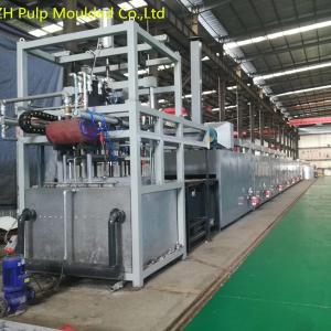 Rotary Egg Box Forming Machine 300KW Paper Moulding Pressure Vessel Control