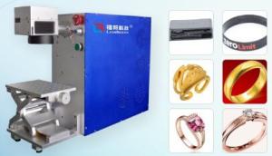 China Dog Tag Laser Engraving Machine , Portable Laser Marker With Automated Matching System on sale