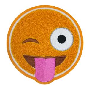 Merrowed Border PMS Felt Background Chenille Patches For Jacket