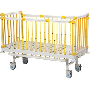 China Manual Crank Flat Child Hospital Bed 2080 * 950 * 500mm Size ABS Head Board on sale