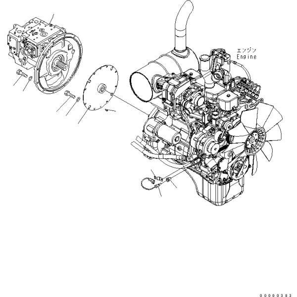 小松 708-3M-00011 零件泵总成