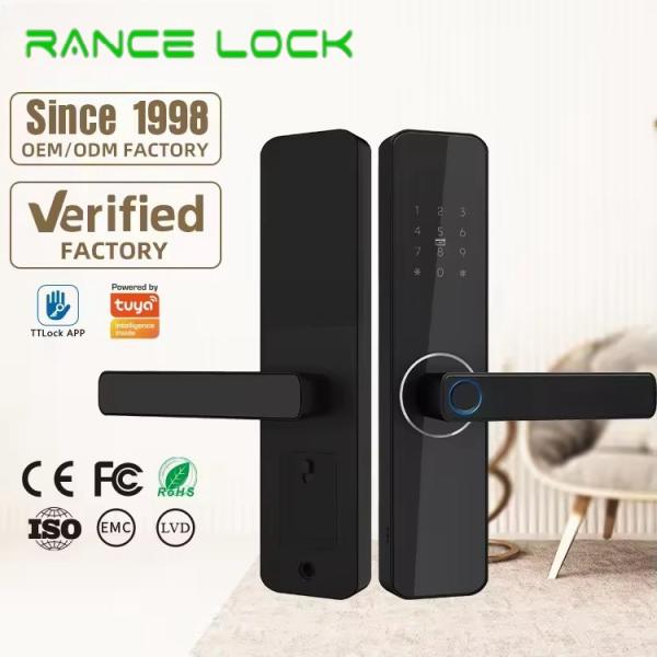 Ttlock Biometric Fingerprint Door Lock 38mm - 55mm Bluetooth Password Lock