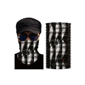 100% Microfiber Polyester Elastic Head Neck Tube Bandanas