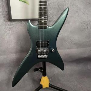 Custom B.C. Rich Chuck Shuldiner Stealth Blue Electric Guitar Open Pickups FR