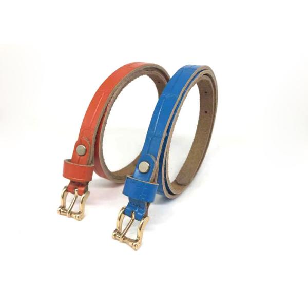 Custom ODM Width 1.5cm Ladies Skinny Belts