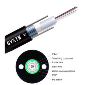 Single Mode Multi Mode Armoured GYXTW G657A G652D Fiber Optic Cable