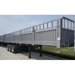 China Jost Kingpin 3 Axle Side Wall Semi Trailer for Heavy Duty Transportation Provider on sale
