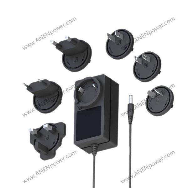 IEC62368/61558 Certified 48W AC DC Power Adapter - 12V 4A, 24V 1.5A, 36V Switching Power Supply- Detachable Plug Design