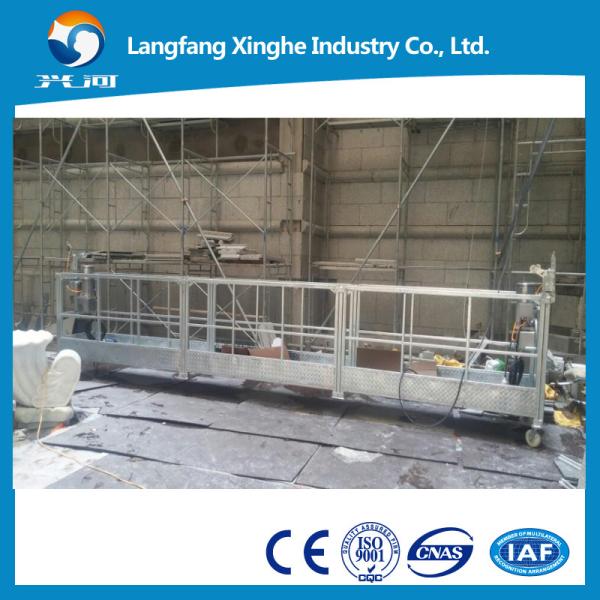 Quality Electric winch suspended platform , access rope cradle lift , construction hanging gondola aluminum wholesale