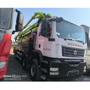 ZOOMLION 63m USED Pump Truck Concrete Pump In SITRAK Chassis 2020