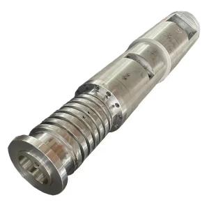 51/105 65/132 80/156 Bimetallic Conical Twin Screw Barrel For PVC Extruder