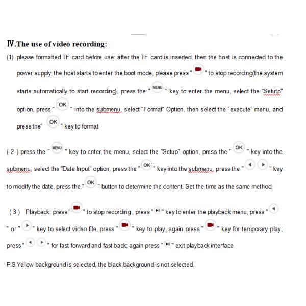 2 Split Vehicle Mobile DVR Driving Parking Monitoring Recording 1280*720