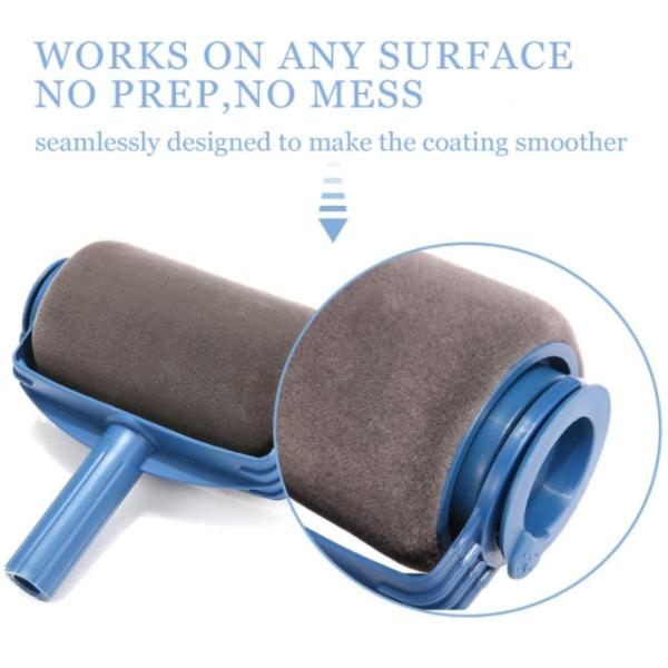 Tray Extension Pole Edger Paint Runner Set Zinc Plated 7 Inch