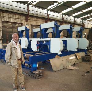 Multiple Heads Horizontal Resaw Bandsaw 700mm Saw Wheel Diameter