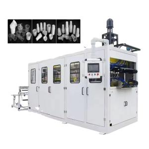 PS PET PP PVC Plastic Cup Making Machine 15-30 Times/Min Fully Automatic