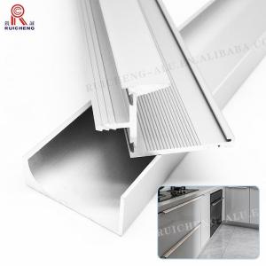 Cheap 6061 Aluminium Handle Profile , 2500mm PVDF Paint G Type Profile Handle for sale