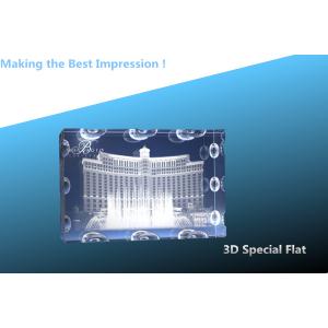 3d special flat/thin crystal rectangle/crystal thin rectangle/blank large crystal flat