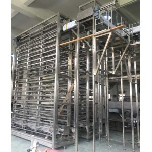 HACCP Multi Step In Line Vertical Bread Baking Cooling Towers