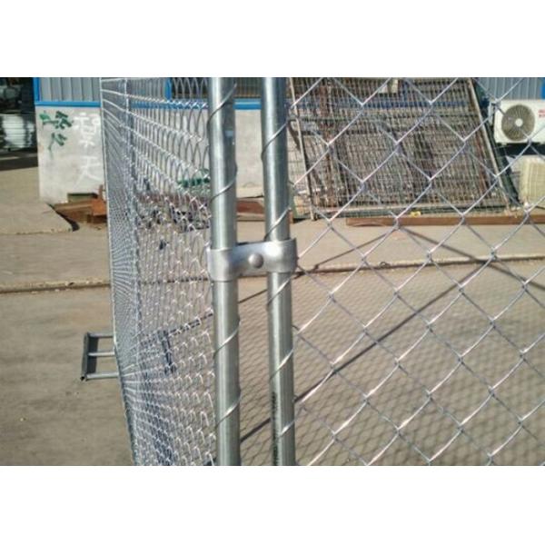 6'X12' Galvanized Chain Link Fence Panels For Commercial Construction
