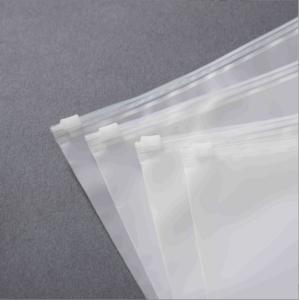 CPE PE Transparent Frosted Plastic Zip Lock Bag With Recyclable And Dustproof