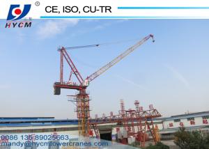 Cheap D80 Jib Luffing Tower Crane with 40m Boom 1.5t End Load and 6t Max. Load for sale